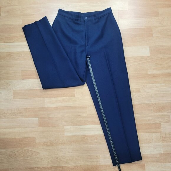 Vintage 80s Levi Strauss Bend Over Pants Women's Blue High Rise | Size: 12P - Picture 4 of 7